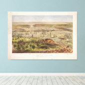 Toile Port de New York de la batterie regardant Sud (Insitu (Plancher de Bois))