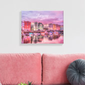 Toile Port de Norvège (Insitu(Salon))