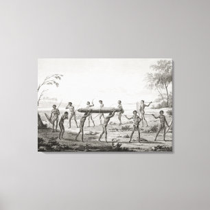 Toile Port Jackson, nouvelle Hollande : Cerem indigène