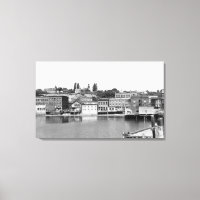 Port Townsend, WA Waterfront Town View Photographi