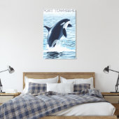 Toile Port Townsend, Washington Orca Jumping (Insitu(Chambre))