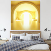 Toile Portail Arqué Jaune (Insitu(Chambre))
