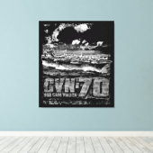 Toile Porte-avions Carl Vinson (Insitu (Plancher de Bois))