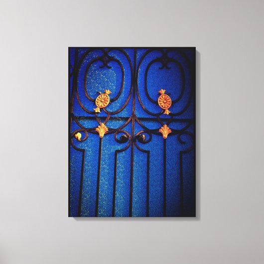 Toile Porte bleue (Recto)