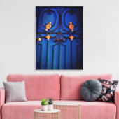 Toile Porte bleue (Insitu(Salon))