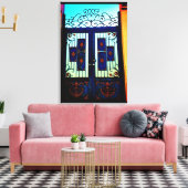 Toile Porte bleue (Insitu(Salon))