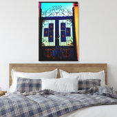 Toile Porte bleue (Insitu(Chambre))