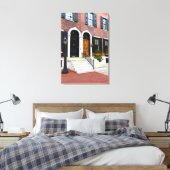 Toile Porte Brown et noire sur Delancy Street (Insitu(Chambre))