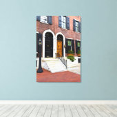 Toile Porte Brown et noire sur Delancy Street (Insitu (Plancher de Bois))