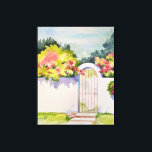 Toile Porte de jardin arquée aquarelle<br><div class="desc">Aquarelle Arrière Porte de jardin Imprimer</div>