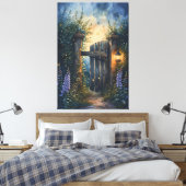 Toile Porte De Jardin Enchantée Sous Ciel De Luciole (Insitu(Chambre))