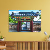 Toile Porte de temple coréen (Insitu(Salon))