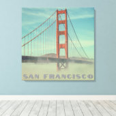 Toile Porte d'or de San Francisco (Insitu (Plancher de Bois))