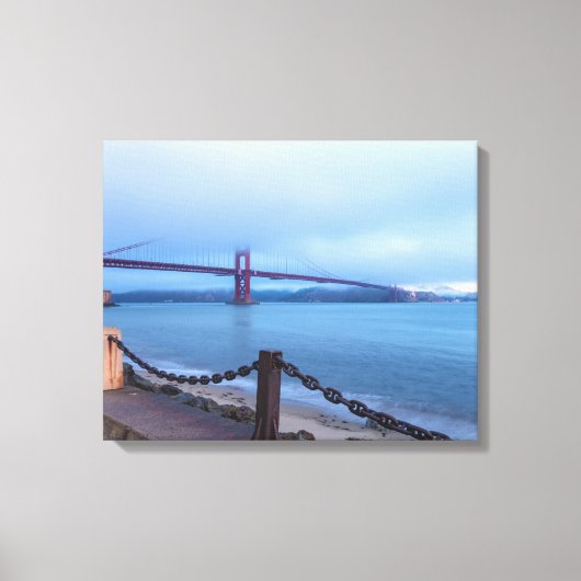 Toile Porte d'or sous le brouillard (Recto)