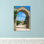 Toile Porte du monastère de Motsameta (Insitu (Plancher de Bois))