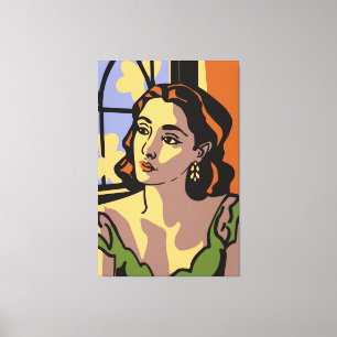 Toile Porte-femmes pop art