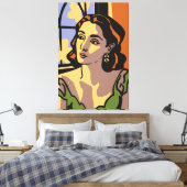 Toile Porte-femmes pop art (Insitu(Chambre))
