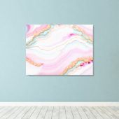 Toile Porte rose clair Marbre Collection tendance (Insitu (Plancher de Bois))