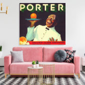Toile Porter Orange LabelPorterville, CA (Insitu(Salon))