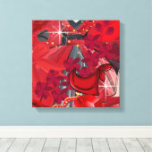 Toile Porter rouge (Insitu (Plancher de Bois))