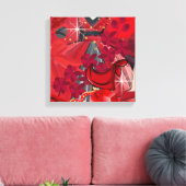 Toile Porter rouge (Insitu(Salon))
