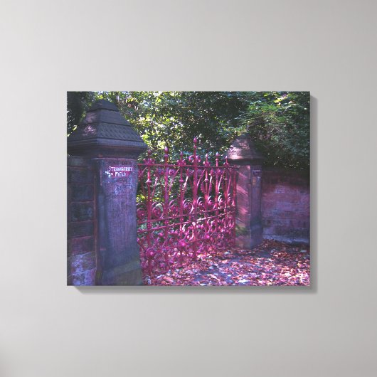 Toile Portes de champs de fraises (Recto)