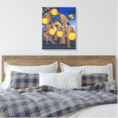 Toile Porteurs de lanternes | Maxfield Parrish | (Insitu(Chambre))
