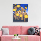 Toile Porteurs de lanternes | Maxfield Parrish | (Insitu(Salon))