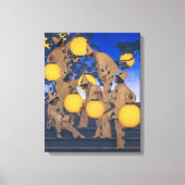 Toile Porteurs de Lanternes | Maxfield Parrish | (Recto)