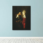 Toile Portia et Shylock de 'Le Marchand de Venise' A (Insitu (Plancher de Bois))