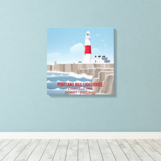 Toile Portland Bill Lighthouse (Insitu (Plancher de Bois))