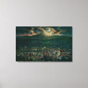 Toile Portland et capot de Mt. par clair de lune