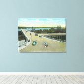 Toile Portland, MaineVue du monument Longfellow (Insitu (Plancher de Bois))