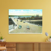 Toile Portland, MaineVue du monument Longfellow (Insitu(Salon))