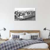 Toile Portland, OR Vue aérienne du pont Hawthorne (Insitu(Chambre))