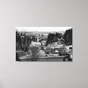 Toile Portland, OR Vue ville depuis City Park