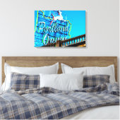 Toile PORTLAND, OREGON Canvas Print (Insitu(Chambre))