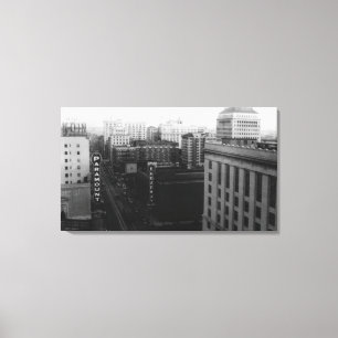 Toile Portland, OU vue de Broadway de St principal