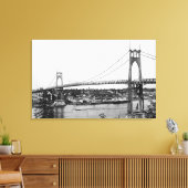 Toile Portland, OU Vue du pont St. John sur (Insitu(Salon))