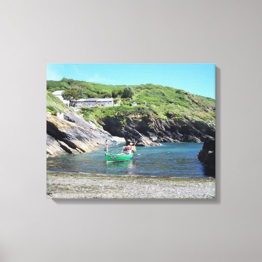Toile Portloe Cornwall Angleterre (Recto)
