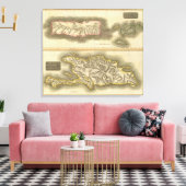 Toile Porto Rico, Îles Vierges, Hispaniola (Insitu(Salon))