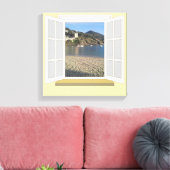 Toile PortoBello, Italie par fenêtre (Insitu(Salon))