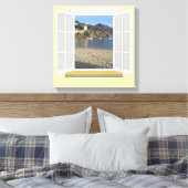 Toile PortoBello, Italie par fenêtre (Insitu(Chambre))