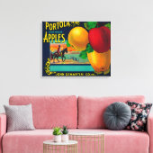 Toile Portola Apple Étiquette Crate (Insitu(Salon))