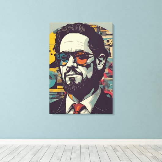 Toile Portrait (Insitu (Plancher de Bois))