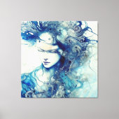 Toile Portrait abstrait (Recto)