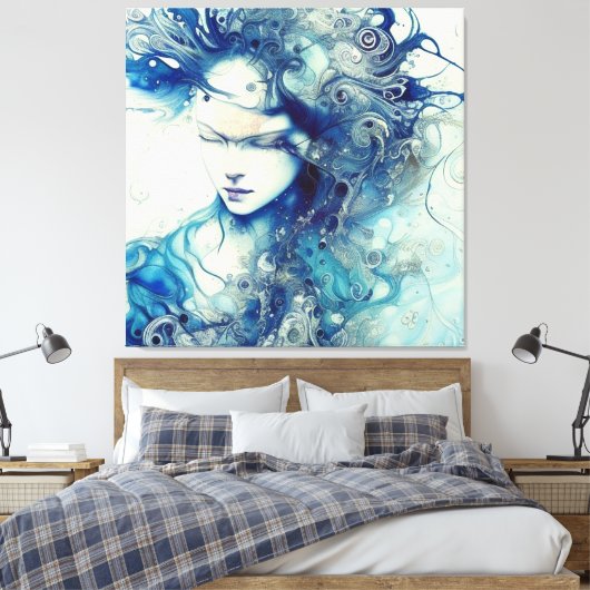 Toile Portrait abstrait (Insitu(Chambre))