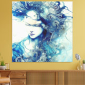 Toile Portrait abstrait (Insitu(Salon))