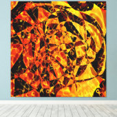 Toile Portrait Abstrait (Insitu (Plancher de Bois))