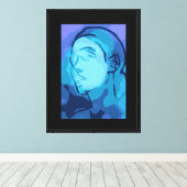 Toile portrait abstrait (Insitu (Plancher de Bois))